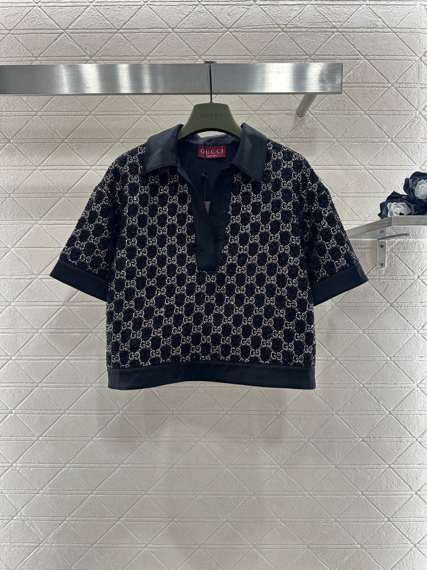 Gucci Rhinestone 2 Piece Set