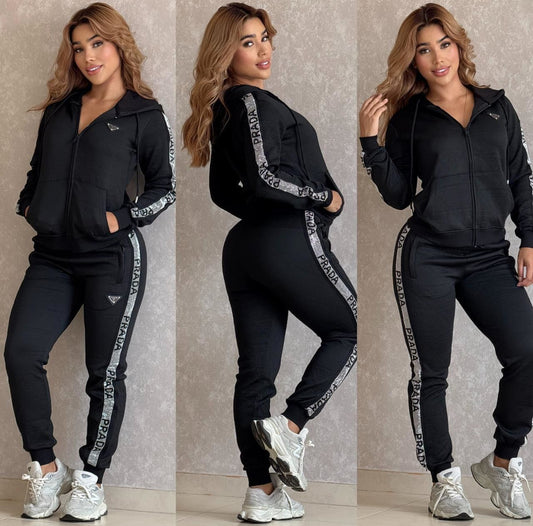 Prada Zip Up Tracksuit