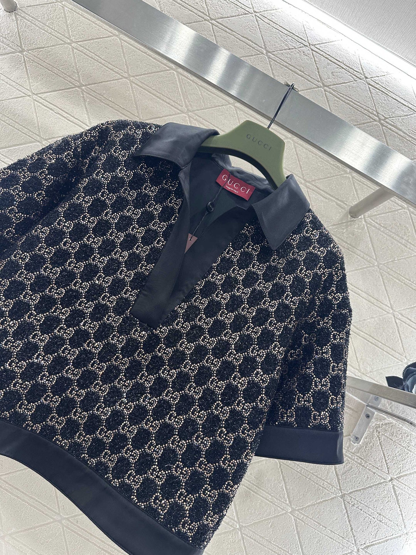 Gucci Rhinestone 2 Piece Set